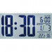 Термометр-гигрометр Bresser Mytime Duo White - часы, внутр. темпер. и влажн., будильник, календарь, подсветка