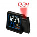 Проекционные часы La Crosse WT551-Black - тепмература, будильник, календарь, фазы Луны, подсветка, заряд. моб.