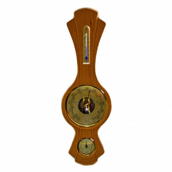 Барометр настенный сувенирный подарочный с термометром гигрометром Moller 203261 (Германия)
