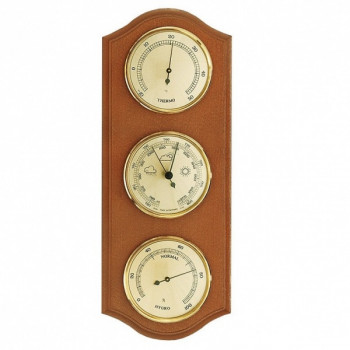Барометр погодный сувенирный с термометром и гигрометром Moller 203383 (Германия)