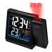 Проекционные часы La Crosse WT552-Black - вн./внеш. тепмература, будил., календарь, внеш. датчик, заряд. моб.