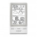 Метеостанция настольная, внешний датчик (т-ра, влажность, прогноз,часы) La Crosse WS6819 White Silver(Франция)