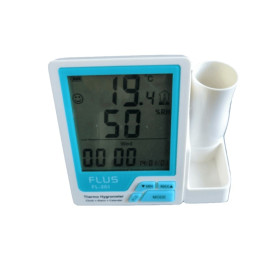 Бытовой термогигрометр Flus FL-201P с подставкой ( -25+70°С, 10-99%)