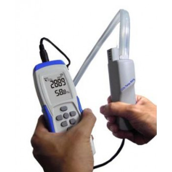 Газоаналізатор з широким діапазоном вимірювання CO2 (0~50 000ppm), кисню O2, вологості, тиску та температури MIC-98516