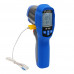 Пирометр для высоких температур бесконтактный термометр Flus IR-823 (-50…+1350) с термопарой