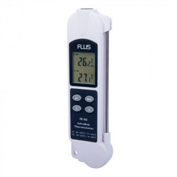 Пірометр термометр безконтактний інфрачервоний з додатковим щупом Flus IR-90 (-35...+330)